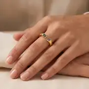Bluvia Ring | Çelik Yüzük 2