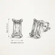 Irmina Earring | Çelik Küpe 5