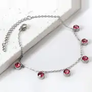 Rosalit Silver Anklet | Gümüş Renk Çelik Halhal 1