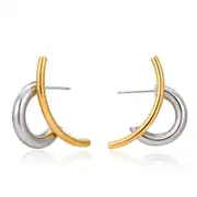 Crossaria Earring | Çelik Küpe 2
