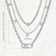Trilayne Necklace | Çelik Kolye 7